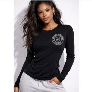 VICTORIA'S SECRET SIZE XS OVERSIZED LOGO SHIRT